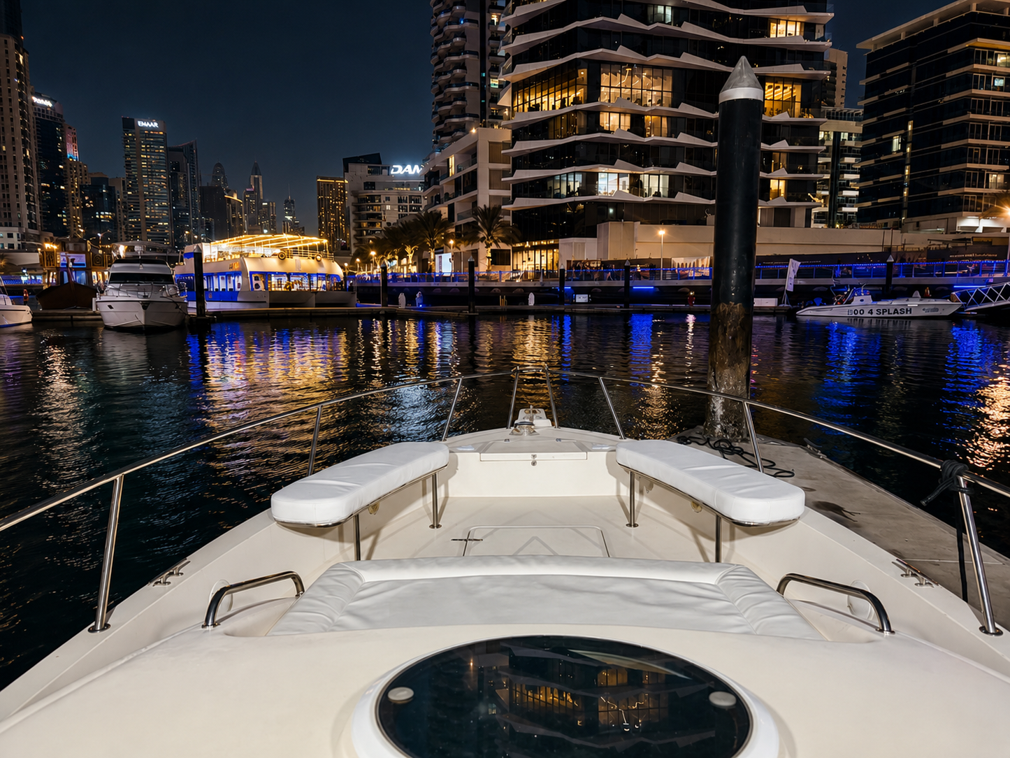 Vitamin C 34ft Yacht Rental Dubai | Fishing Trips & Private Gatherings for 10 Guests