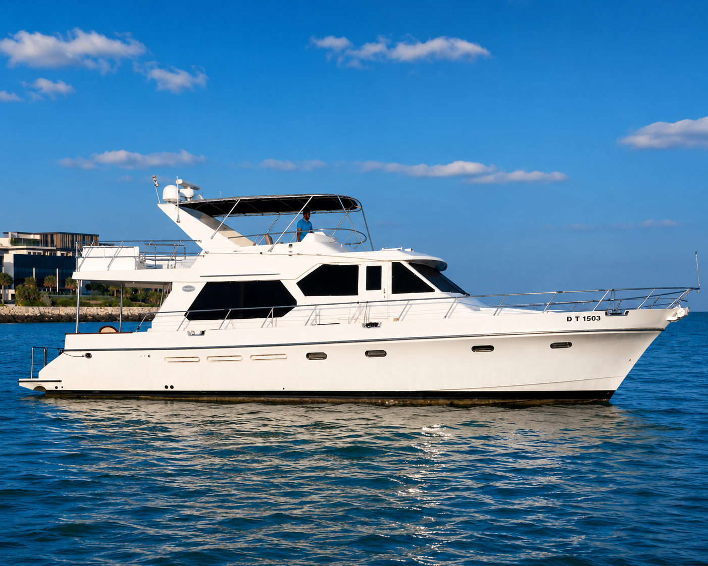 Hamdan 65FT Luxury Yacht Charter Dubai | Get My Yachts