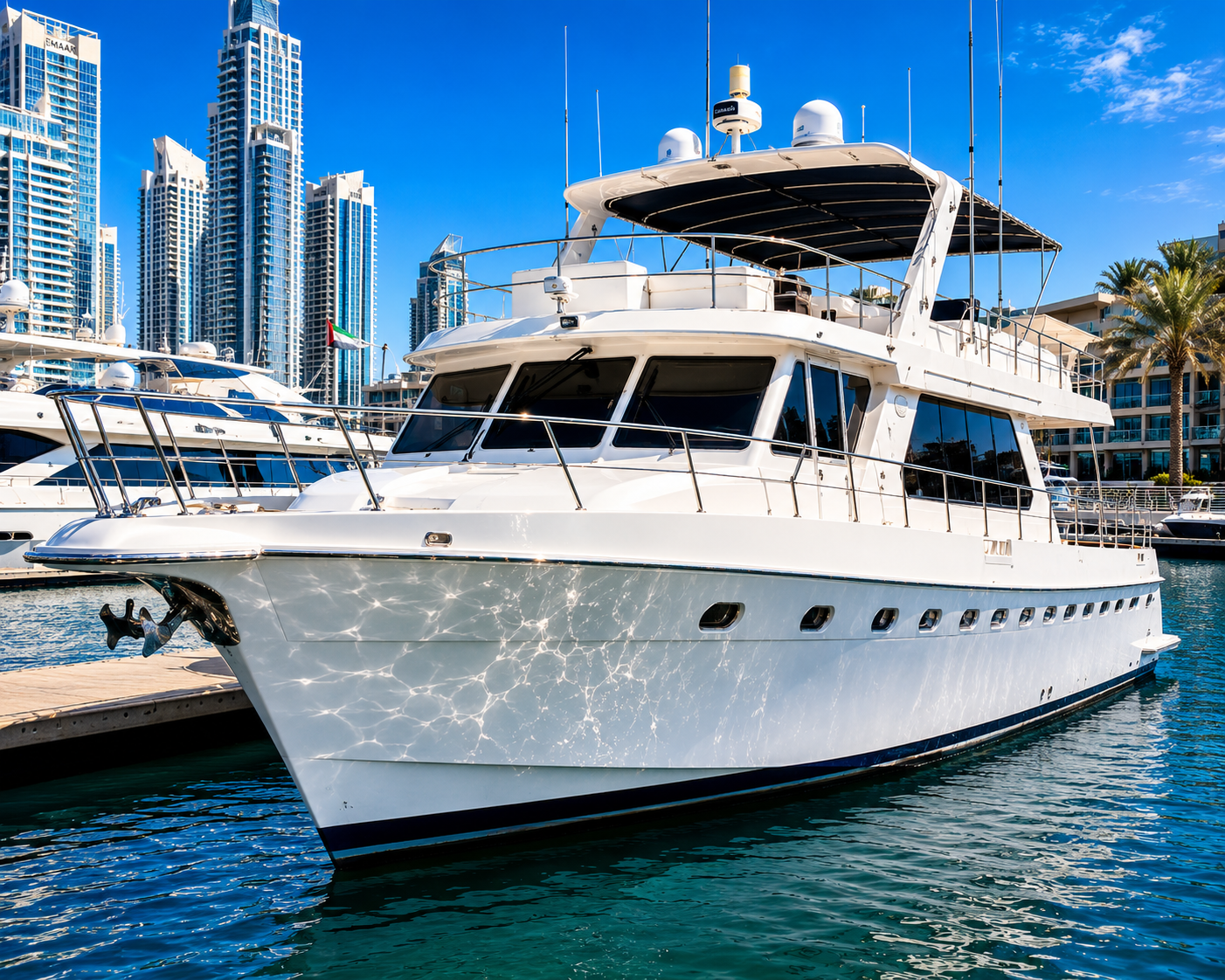 Hamdan 65FT Luxury Yacht Charter Dubai | Get My Yachts